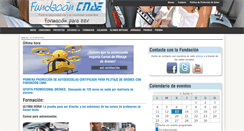 Desktop Screenshot of fundacioncnae.com